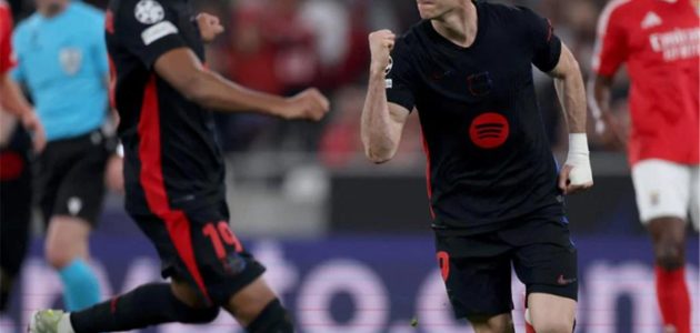 ليفاندوفسكي يعادل رقم كريستيانو رونالدو