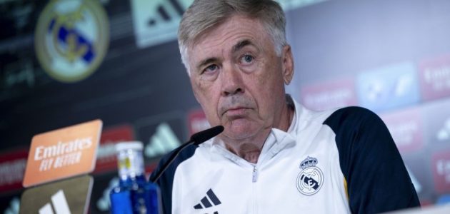 أنشيلوتي: هذا هدفنا في الكأس، وكورتوا وروديجر خارج المباراة