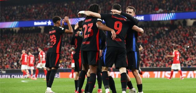 كل ما تريد معرفته عن مواجهة برشلونة وبنفيكا