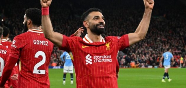 صلاح ينافس على جائزة لاعب الشهر في البريميرليج