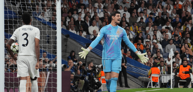 ريال مدريد يعلن إصابة تيبو كورتوا